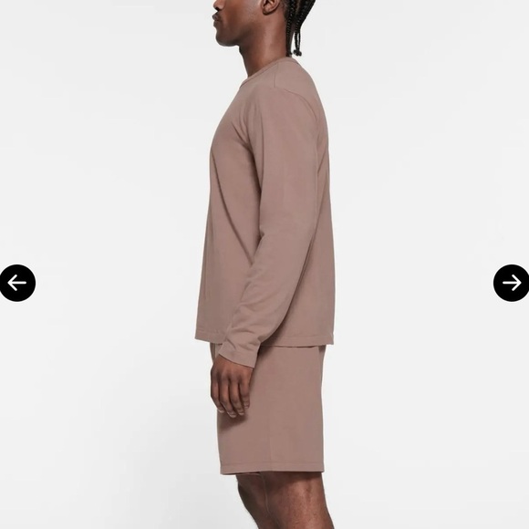 Skims Mens Lounge Jersey Long Sleeve - Picture 3 of 4
